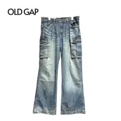 00s OLD GAP バギーカーゴデニム ワイド フレア Y2K グランジ