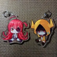 ヘブバン 浅見真紀子＆レン ぺたん娘アクリルキーホルダー