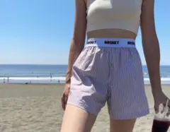 NKNIT ンニット logo boxers YELLOW/WHITE