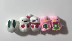 ぴよリーナ クリスマス マスコット 5점 세트