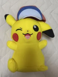 レア】ポケモンセンター限定 ぼうしをかぶったピカチュウ サトシ