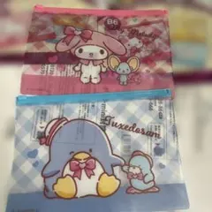 サンリオ ファスナーケース 2点セット マイメロディ タキシードサム