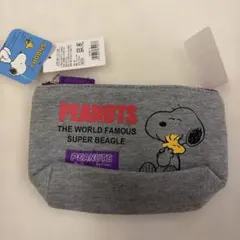 PEANUTS スヌーピー ポーチ グレー