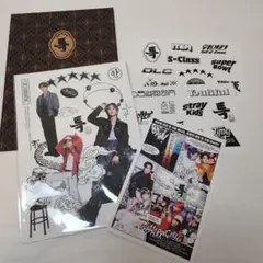 Stray Kidsスキズ　5-starステッカー、ポストカード