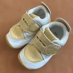 イフミー ベビーシューズ 13.0 ホワイト/イエロー