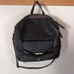 (⁠訳あり)SAZABY 黒 2wayショルダーバッグ