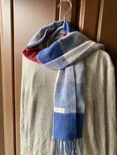 BEAMS LIGHTS ヘリンボーンチェックマフラー