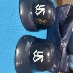 選手サイン入り 黒キャップミニ2個セット