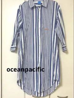 ocean pacific シャツワンピース M コットン100 ゆったり