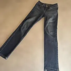 裏起毛ストレートデニム