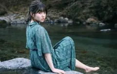 【完売品】LEBECCA boutique 透けた想いとレースワンピース 緑