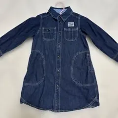 Breeze デニム長袖ワンピース