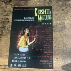 KEISHI誕生日パーティー フライヤーとアルバム