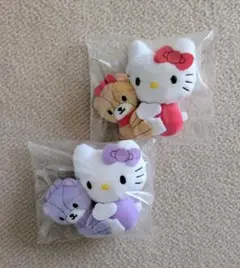 ハローキティ カラフルベアマスコット 2個セット