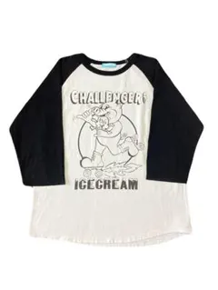 【L】CHALLENGER × ICE CREAM ラグラン7分袖 コラボのサムネイル