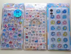 ぷくぷくあわわちゃん　ジュエルプチドロップ グラッシーステッカー