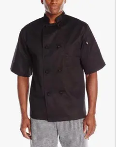Dickies メンズ Luigi シェフコート 半袖 布結びボタン付き　5XLのサムネイル