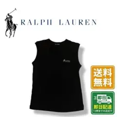 U.S. POLO ノースリーブ ブラック タンクトップ　Tシャツ