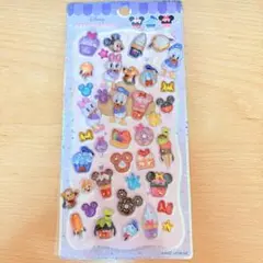 プチドロップステッカー　スイーツ　ミッキー&フレンズ　おすそ分け
