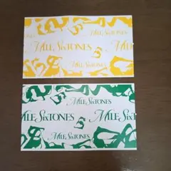 MILESixTONES 半券8枚まとめ売り 使用済みチケット 銀テープ フル 2026年最新】sixtones 半券 チケットの人気アイテム - メルカリ