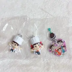 ペコちゃん お菓子のめじるしアクセサリー 3個セット
