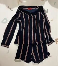 オシャレウォーカー somariストライプ セットアップ