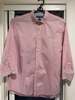 Tommy Hilfiger ピンク 7分丈シャツ