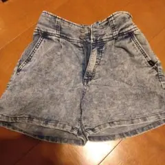 デニムショートパンツ L/160 ピンクラテ