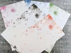 コラージュ素材 ★背景紙★ 韓国作家様 おすそ分け