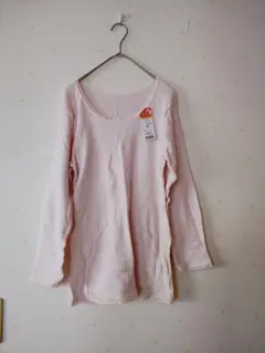 本日最終❋片倉❋新品ぬくもりインナー 8分袖インナー LL ピンク