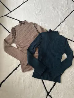 【美品】メロウリブニット 2着セット