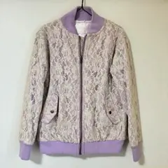 LIZ LISA リズリサ スタジャン風 花柄レース ブルゾン ０サイズ