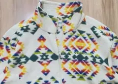 Columbia 幾何学模様 メンズフリースジャケットM