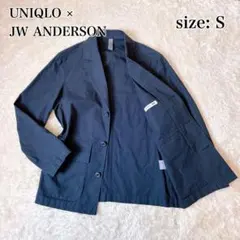 UNIQLO × JW ANDERSON S ネイビー テーラードジャケット