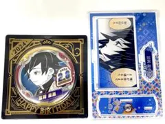 鬼滅の刃　バースデイ缶バッジ　名場面ジオラマフィギュア　バースデー　冨岡義勇