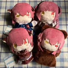 ホロライブ パペットぬいぐるみ 宝鐘マリン ４種セット