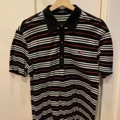 BURBERRY BLACK LABEL ストライプ ポロシャツ