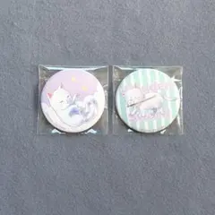 銀時 ギン猫 缶バッジ 2点