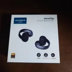 Anker AeroClip ミッドナイトブラック オープンイヤー型イヤホン