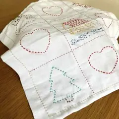 刺し子ふきん（スイートホーム）