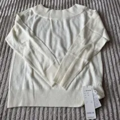 vingtrois オフホワイトニットM 新品未使用難あり