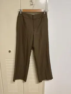 【IENA イエナ】センタープレスワイドパンツ スラックス