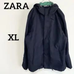 ZARA ザラ マウンテンパーカー 紺 カジュアル 古着コーデ