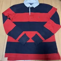 TOMMY HILFIGER ラガーシャツ トミー ヒルフィガー S 90s