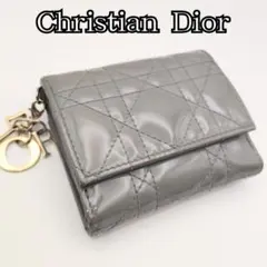 レディディオール カナージュ ロータスウォレット　パテントレザー