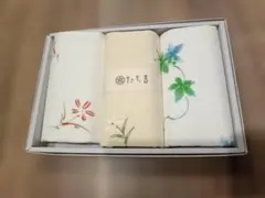 たち吉 タオルセット 3枚組 花柄