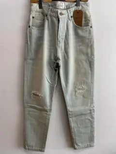 B02115 アングリッド　Ungrid ハイウエスト　クロップド　デニム