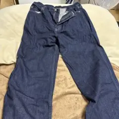 ダークブルーストレートレッグデニム