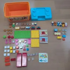 アンパンマンブロック　おおきなパン工場とすてきなおうちブロックバケツ