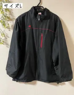 ニューバランス　ジップアップ　ナイロンジャンパー　L ブラック　黒赤